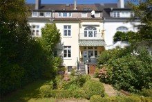 R�ckansicht Repr�sentatives Stadtdomizil im Bielefelder Westen