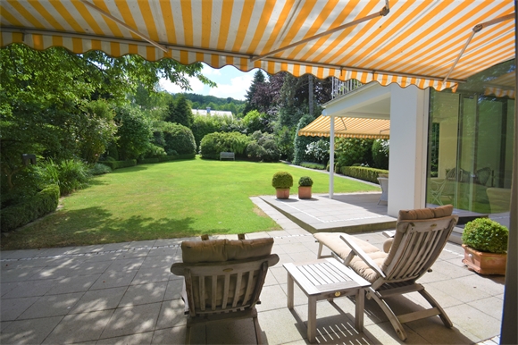 Blick zum Garten Einfamilienhaus Bielefeld