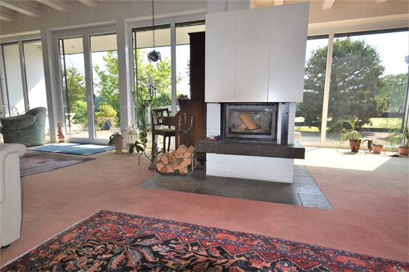 Kaminansicht Einfamilienhaus Steinhagen