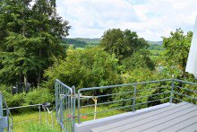 Terrassenausblick VERKAUFT!!! Zauberhaftes Wohnidyll am S�dhang von BI-Hoberge mit Weitblick