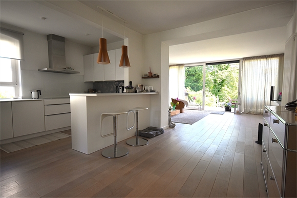 Blick zum Kochbereich Einfamilienhaus Bielefeld
