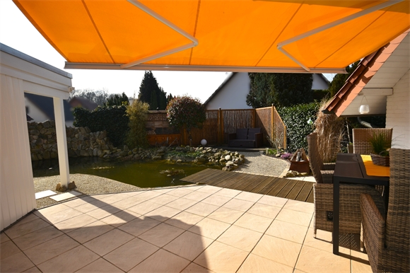 Terrassenansicht Doppelhaush�lfte Schlo� Holte-Stukenbrock