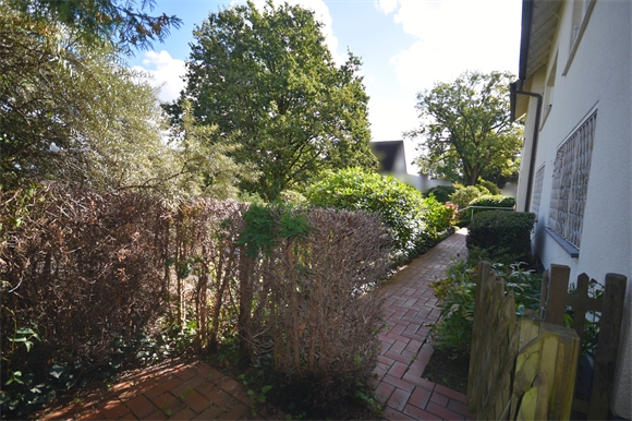Teilansicht Terrasse Etagenwohnung Bielefeld