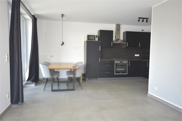 Blick zum Kochbereich Etagenwohnung Bielefeld