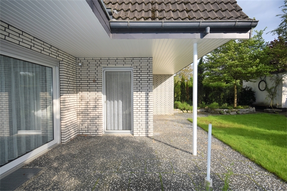 Terrassenansicht Einfamilienhaus Bielefeld