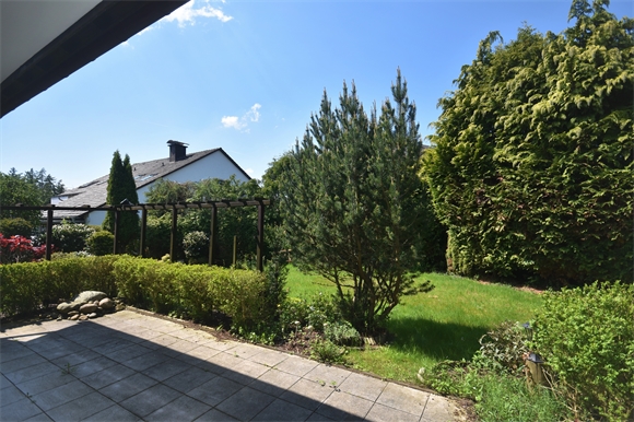 Terrassenausblick Einfamilienhaus Bielefeld