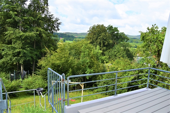 Terrassenausblick Einfamilienhaus Bielefeld