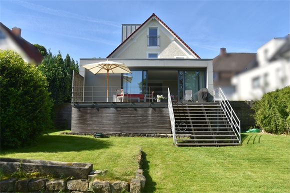 R�ckansicht Einfamilienhaus Bielefeld