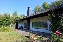 Blick zur Terrasse VERKAUFT!!! Familienfreundliches Einfamilienhaus in Hoberge